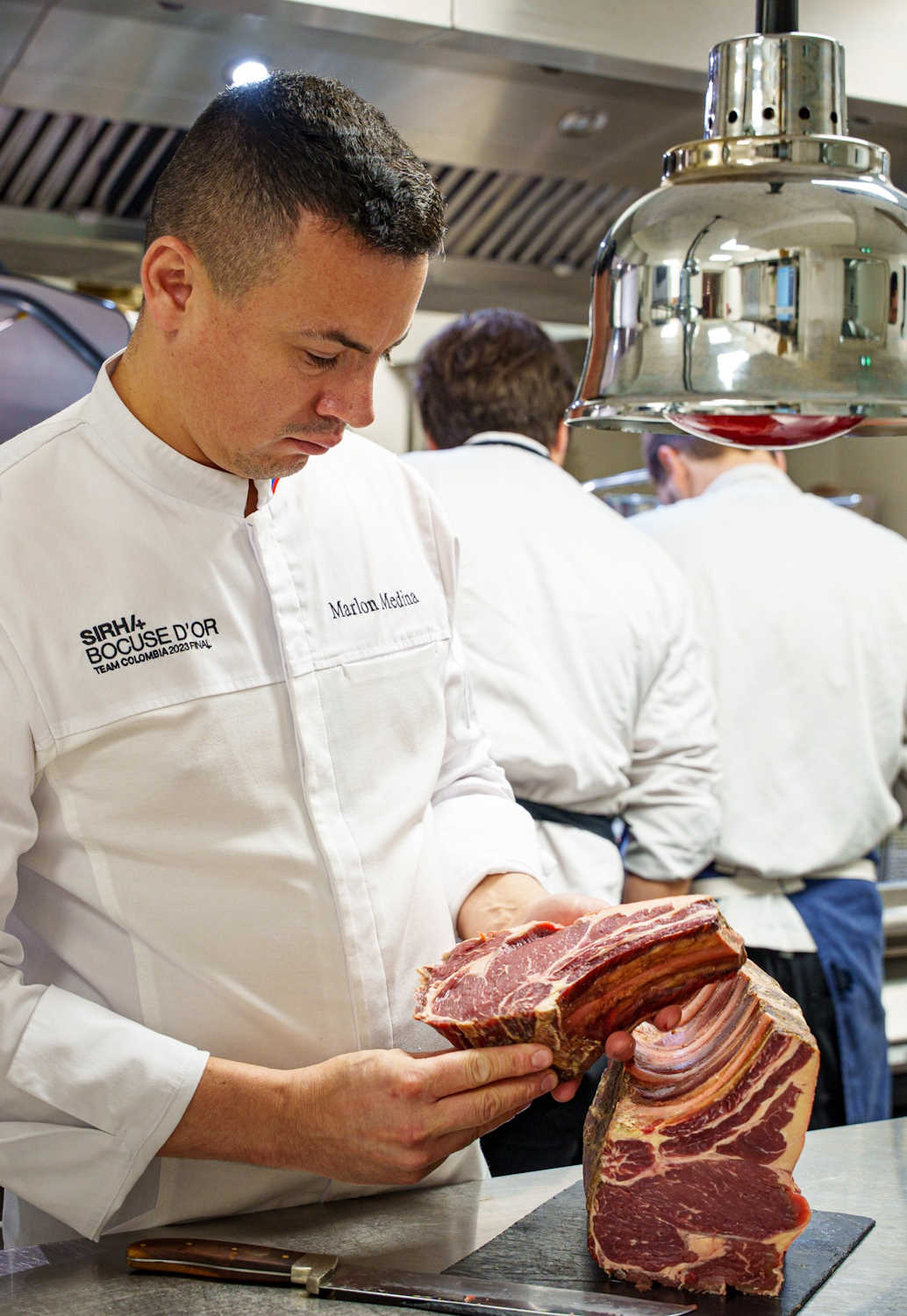 Chef Marlon Medina, technical adviser to the Colombian team at the Bocuse d’Or