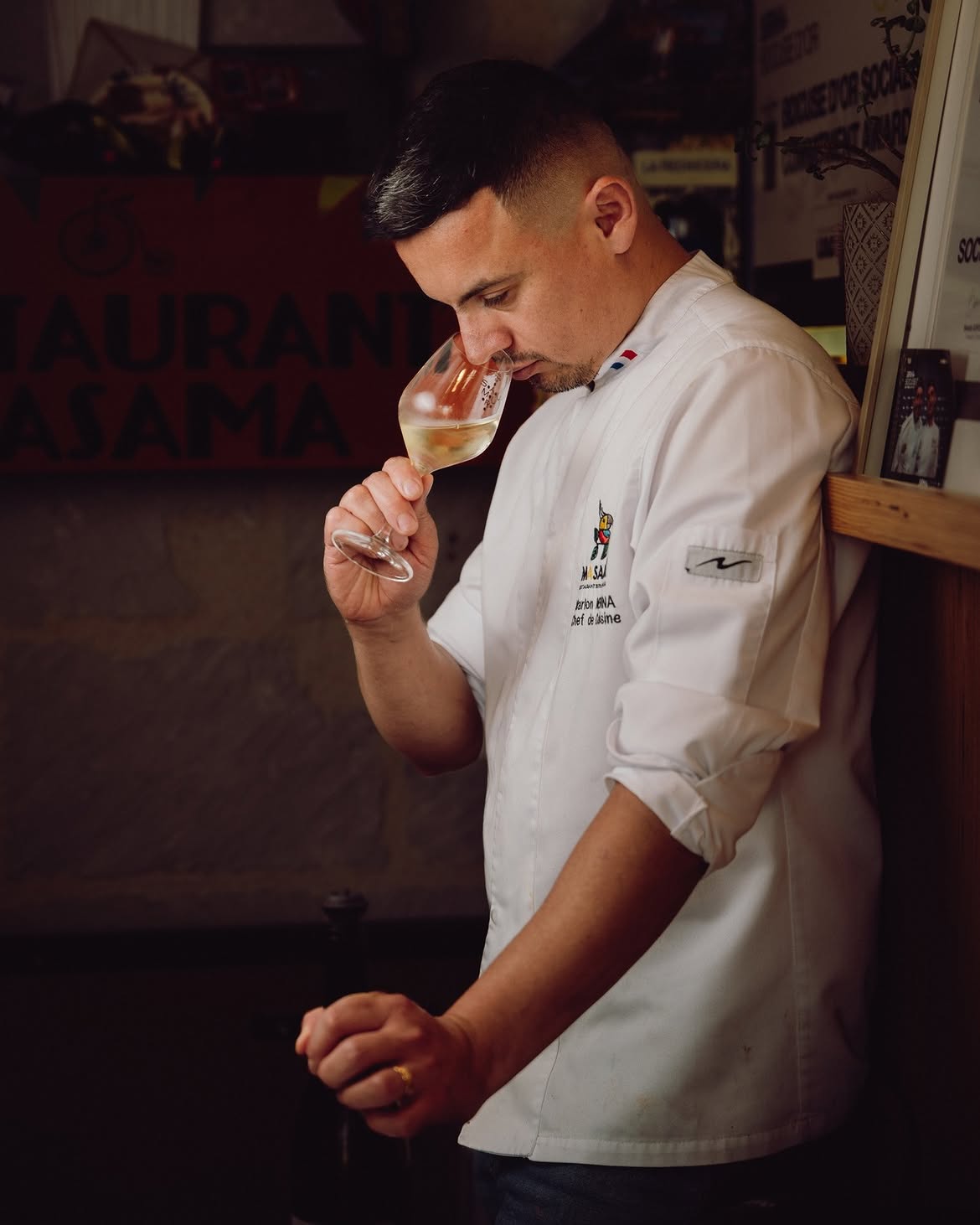 Chef Marlon Medina, founder of Maison Zue in Saumur